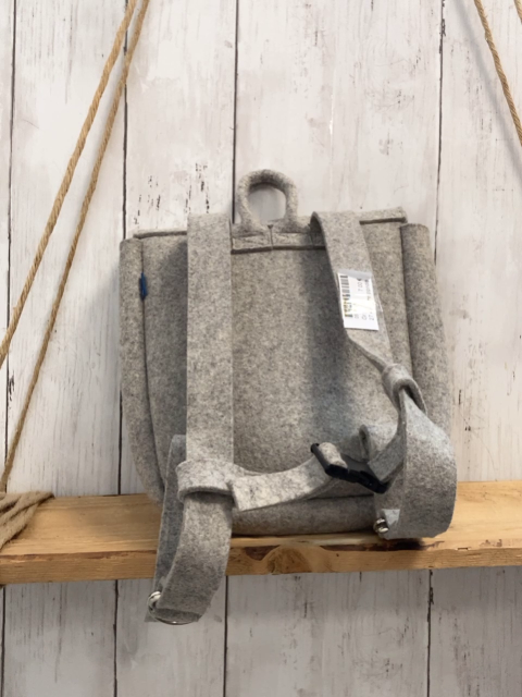 Schnippndip  Filzrucksack grau Eule 
