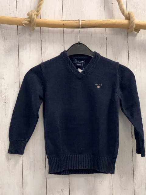 Gant  Pullover  Gr. 116  blau Strick