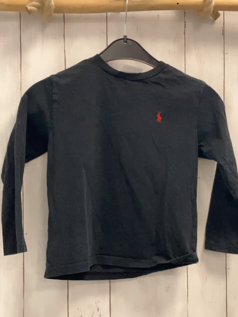 Ralph Lauren  Langarmshirt  Gr. 122  schwarz roter Reiter 