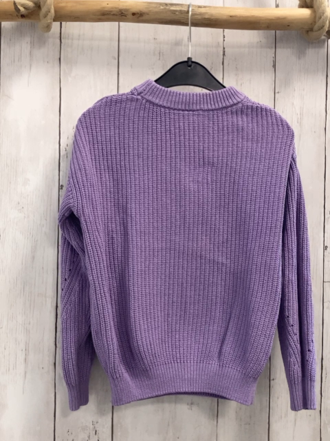 Garcia  Pullover  Gr. 128  lavendel Strick Rippen 