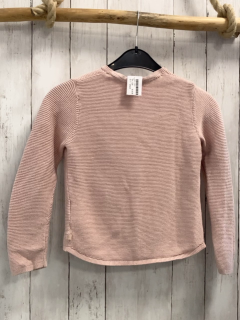 Okaidi Strickjacke  Gr. 128  rosa Rippen goldene Knöpfe 