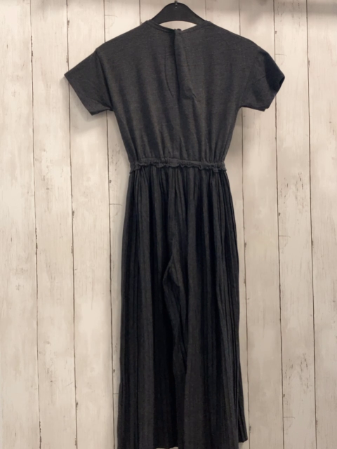 Zara  Jumpsuit  Gr. 128  dunkelgrau Hosenbeine crincled mit breitem Schlag 