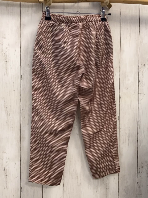 Massimo Dutti  Hose  Gr. 110  lachs dunkelgrauer Wabendruck