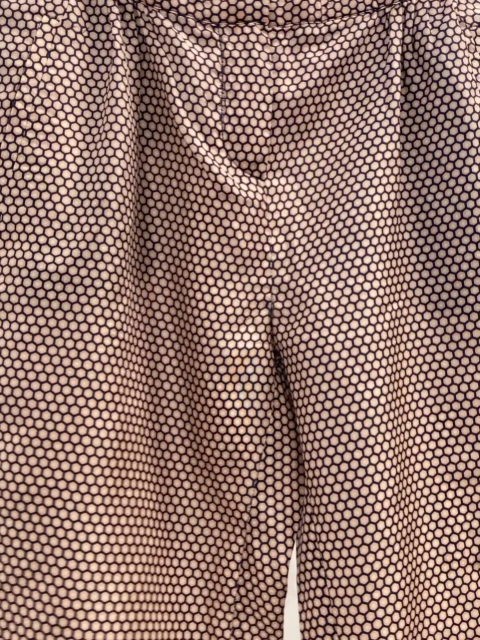 Massimo Dutti  Hose  Gr. 110  lachs dunkelgrauer Wabendruck