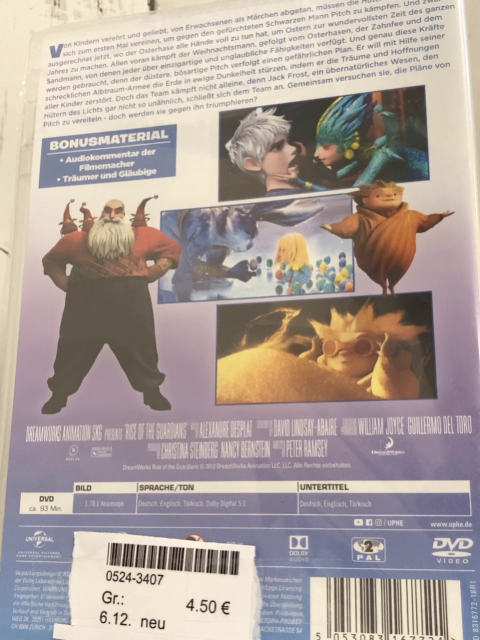 neu  DVD Die Hüter des Lichts