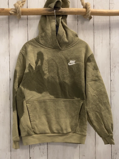 Nike Pullover Gr. 128  oliv gemustert Kapuze