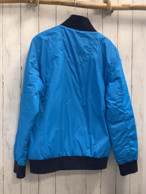 Esprit  Jacke  Gr. L hellblau dunkelblauer Rippenbund 