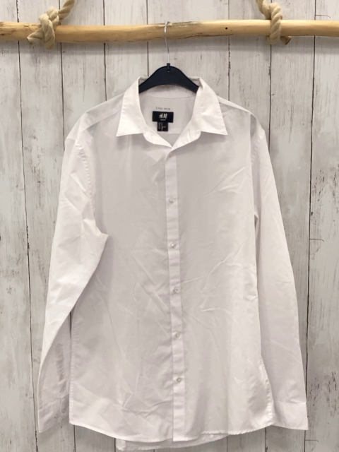 H&M  Hemd Gr. M  weiß 