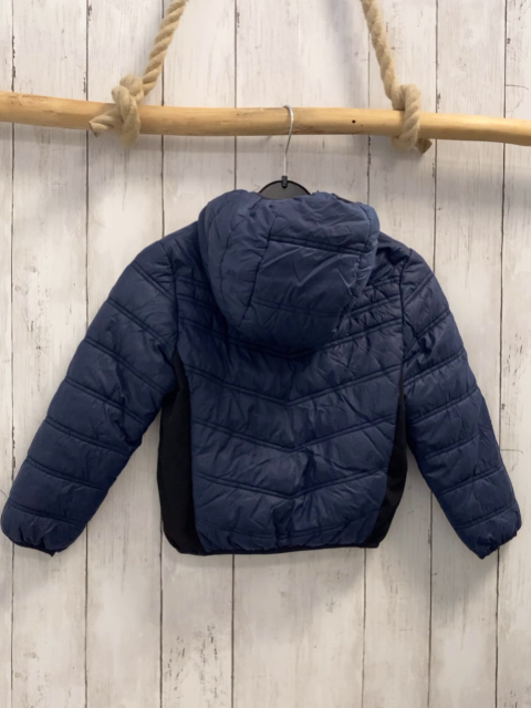 Michael Kors  Winterjacke  Gr. 104  blau schwarz Kapuze schwarzes Fleecefutter 