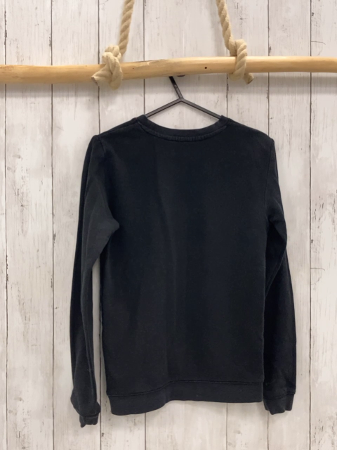 H&M Pullover  Gr. 134/140  schwarz Pailettenbild Captain Armerica 
