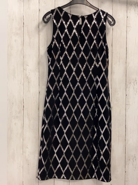 Joseph Ribkoff  Kleid  Gr. 38  schwarz mit kleinen Noppen + silber Glitzerpunkte 