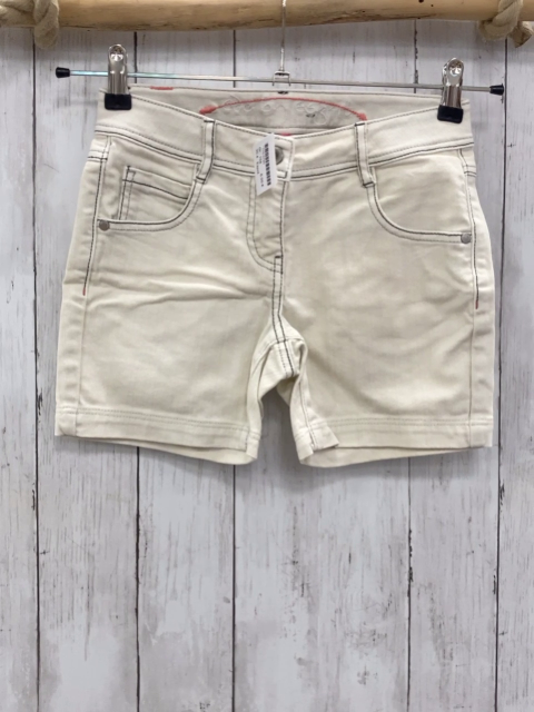 Esprit  Shorts  Gr. 158  weiß graue Nähte Bund verstellbar 
