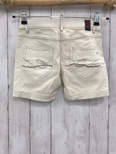 Esprit  Shorts  Gr. 158  weiß graue Nähte Bund verstellbar 