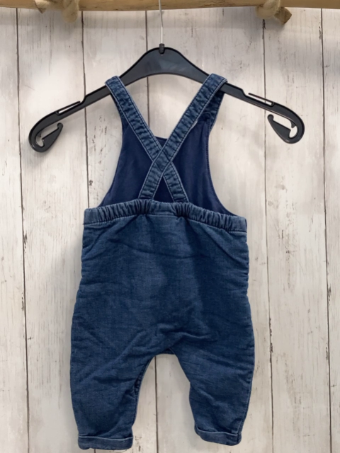 next Latzhose Gr. 74  blau Jeans Dinos gefüttert