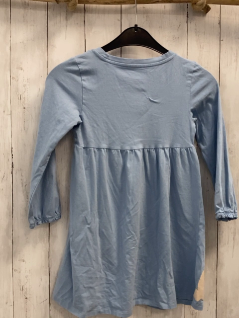 H&M  Kleid  Gr. 122  hellblau Hase + Meerschweinchen 