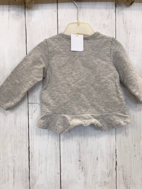 Steiff  Pullover  Gr. 62  grau Plüschbärenkopf 