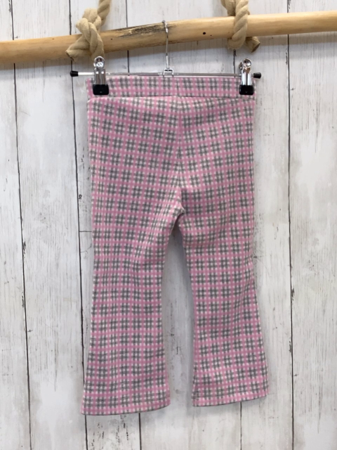 I Do  Leggings  Gr. 92  weiß grau rosa kariert 