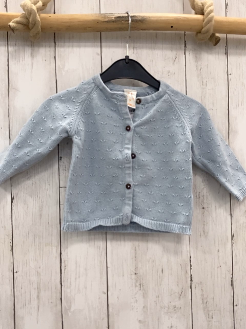   Strickjacke  Gr. 68  hellblau 