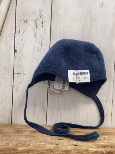 Engel  Mütze  Gr. 50/56  blau 100 % Schurwolle 