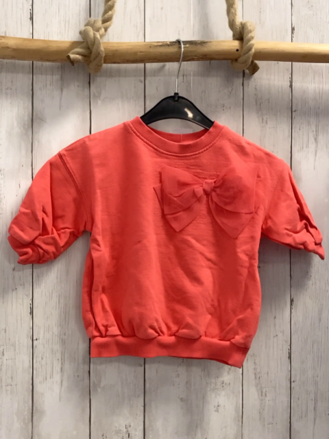 Next  Pullover  Gr. 86  hellrot große Schleife 