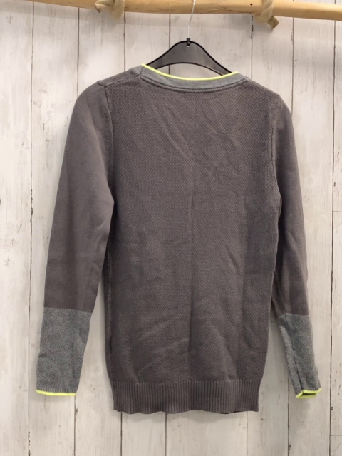 Zero  Strickjacke  Gr. 34  grau hellgrüner Bund 