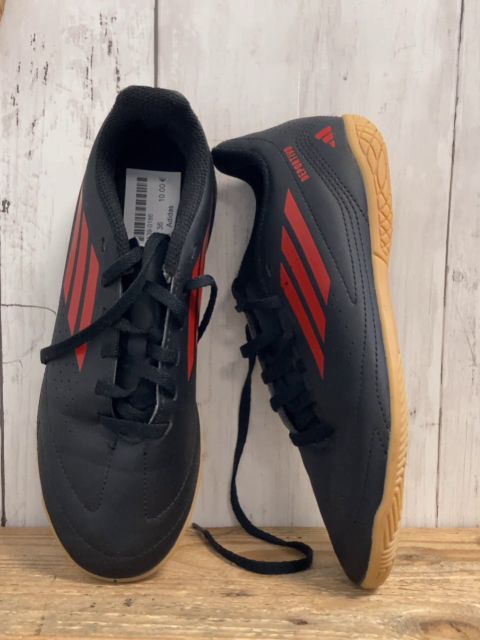 Adidas  Schuhe  Gr. 36  schwarz rote Streifen 