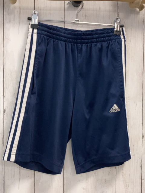 Adidas  Sportshorts  Gr. 152  blau weiße Seitenstreifen 