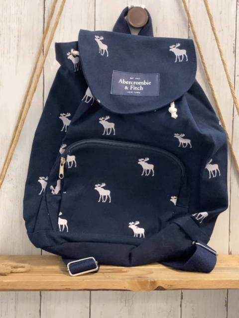 Abercrombie & Fitch Rucksack blau weiße Hirsche