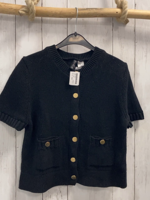 H&M Pullunder Gr. 152  schwarz goldene Knöpfe