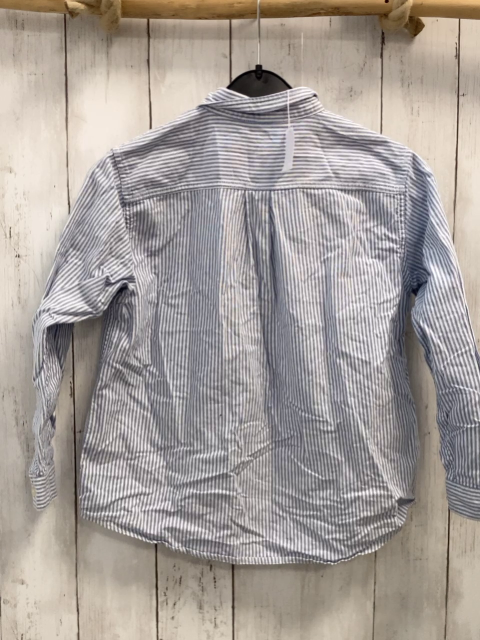 Benetton  Hemd  Gr. 122  hellblau weiße Streifen 