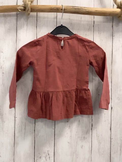 Staccato  Langarmshirt  Gr. 92  rost Engel silber Glitzersterne 