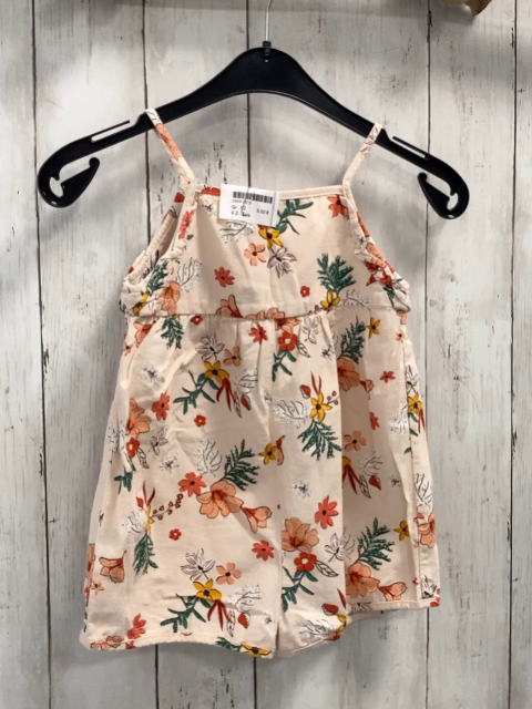 Zara  Playsuit Gr. 92  rosa bunte Blumen 