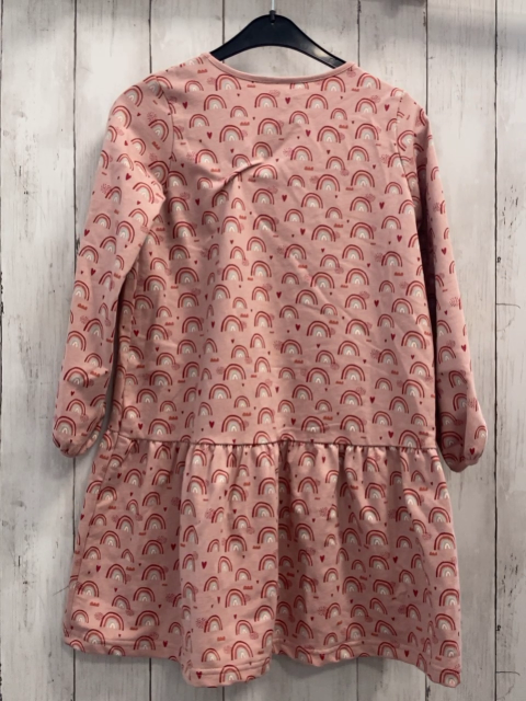 Alana  Kleid  Gr. 128  hellrosa bunte Bögen Herzen 