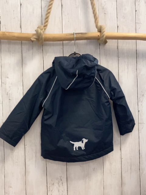   Regenjacke  Gr. 86/92  blau Hunde 