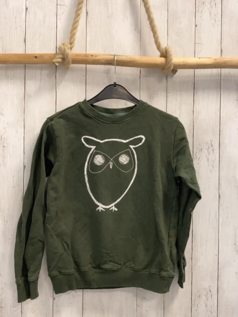   Pullover  Gr. 146/152  kiwi weiße Eule 