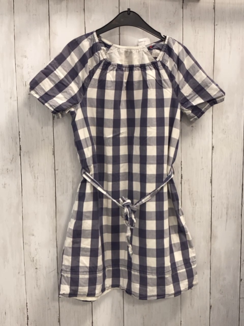 Esprit  Kleid  Gr. 140  grau weiß kariert 