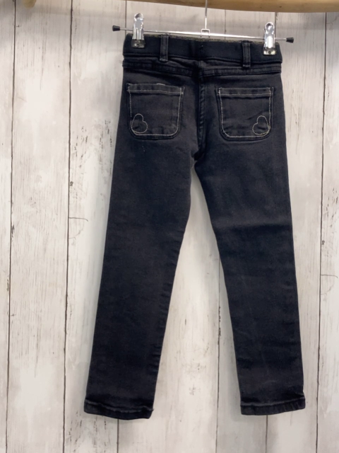 Sergent Major  Hose  Gr. 104  grau Jeans goldene Nähte mit Herz Bund verstellbar 