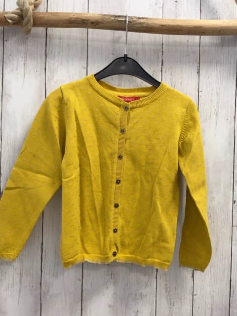 Tisfaia  Strickjacke  Gr. 110  mais silber Glitzerpunkte 
