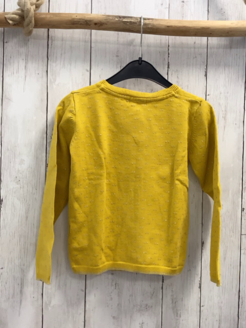 Tisfaia  Strickjacke  Gr. 110  mais silber Glitzerpunkte 