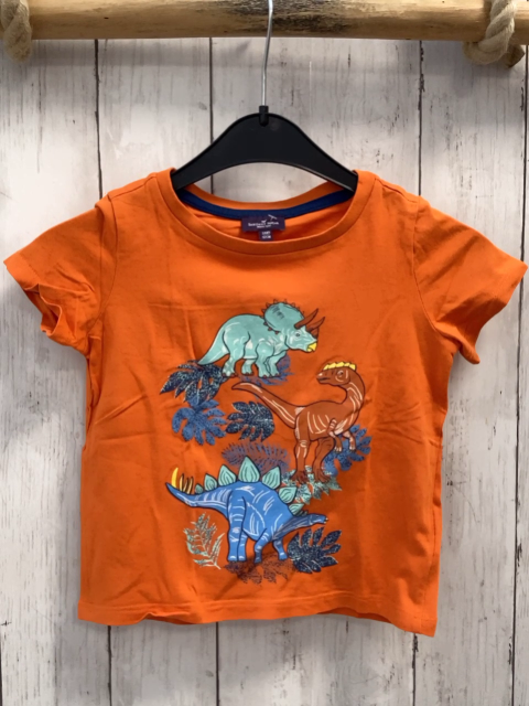 Sergent Major  T-Shirt  Gr. 92  orange bunte Dinos 