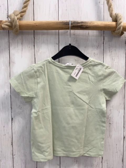 H&M  T-Shirt  Gr. 92  mint silber Einhorn 