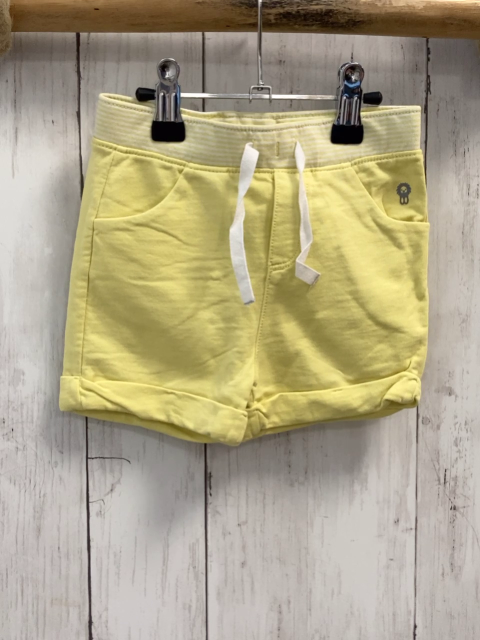 Obaibi Shorts  Gr. 86  gelb + gelb weißer Streifenbund weiße Kordel 