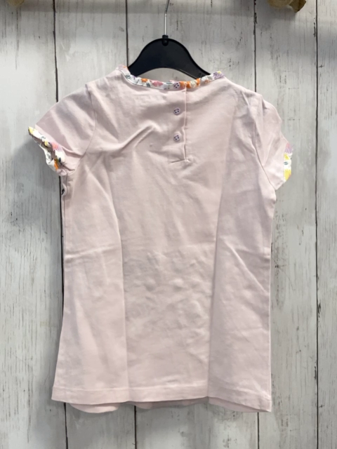 Sergent Major  T-Shirt  Gr. 110  rosa Panda mit Blumen weißer Blumenbund 
