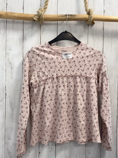 Vertbaudet  Langarmshirt  Gr. 152  rosa Blumen 