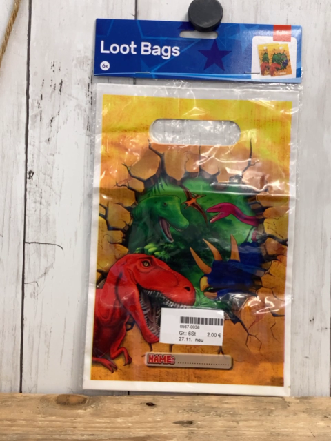 neu  Geschenktüten 6 Stück Dinos