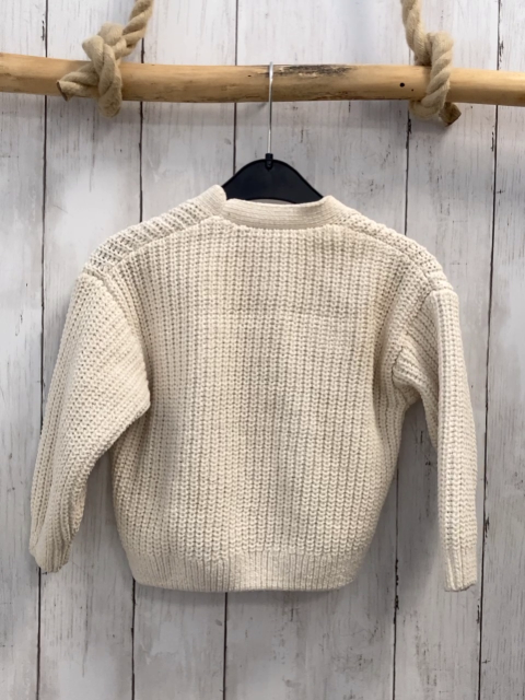 H&M  Strickjacke  Gr. 98  beige 