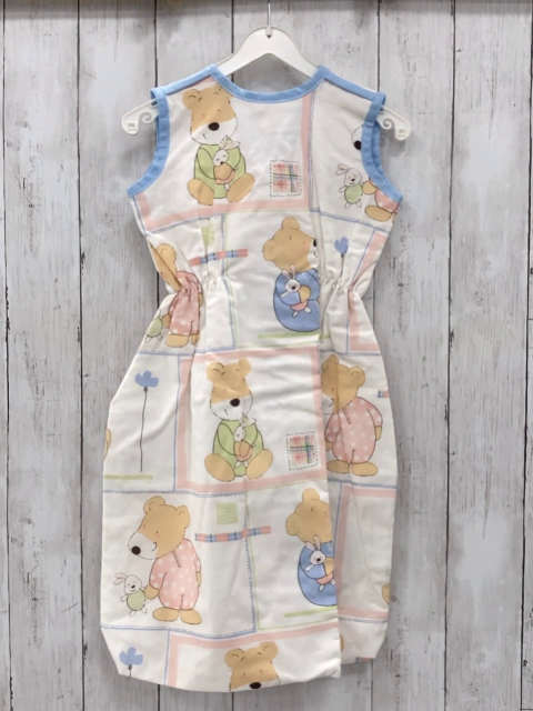 neu Julius Zöllner  Schlafsack Gr. 70cm  weiß hellblauer Bund Bären 