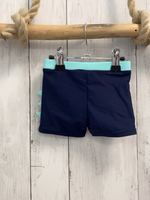   Badehose  Gr. 74  blau petrol Dino hellblauer Bund 