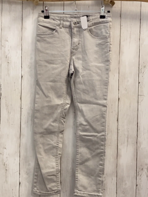 H&M  Hose  Gr. 134  grau Jeans Bund verstellbar 