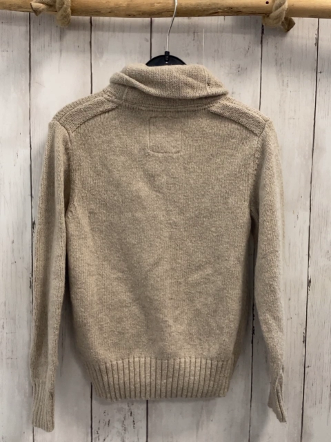 H&M  Strickjacke  Gr. 110  beige großer Kragen 